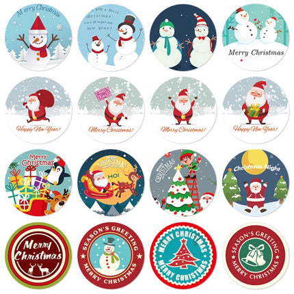 Christmas Gift Sticker Decoration Label Sealing Sticker(HA050)-garmade.com