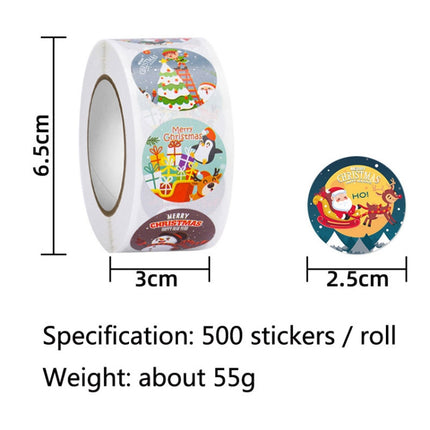 Christmas Gift Sticker Decoration Label Sealing Sticker(HA052)-garmade.com