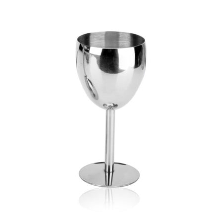 180ml Stainless Steel Wine Glass Goblet Wine Glass-garmade.com