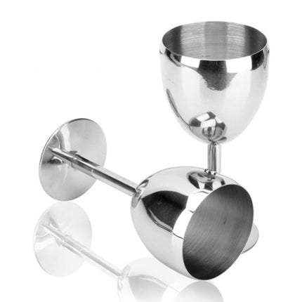 180ml Stainless Steel Wine Glass Goblet Wine Glass-garmade.com