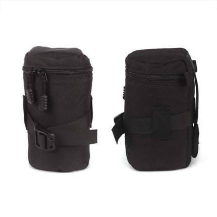 5603 Wear-Resistant Waterproof And Shockproof SLR Camera Lens Bag, Size: L(Black)-garmade.com