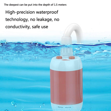 LLT-ES01 Electric Pet Shower Outdoor Camping Bath Device, Style: High Match (Orange White)-garmade.com