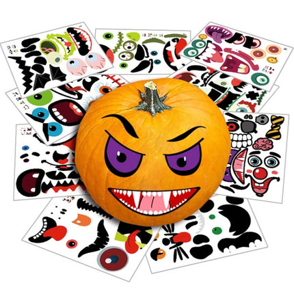 1 Sets SQ629 Halloween Electrostatic Window Stickers Party Decoration Glass Window Wall Double-Sided Stickers, Specification: 20x30cm-garmade.com