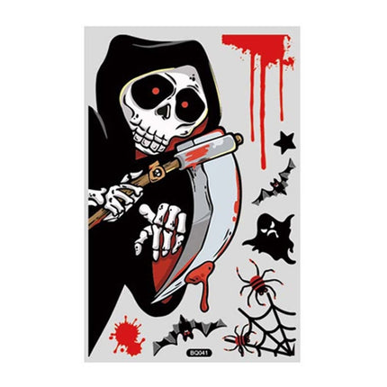Halloween Decoration Static Wall Stickers(BQ041 Death)-garmade.com
