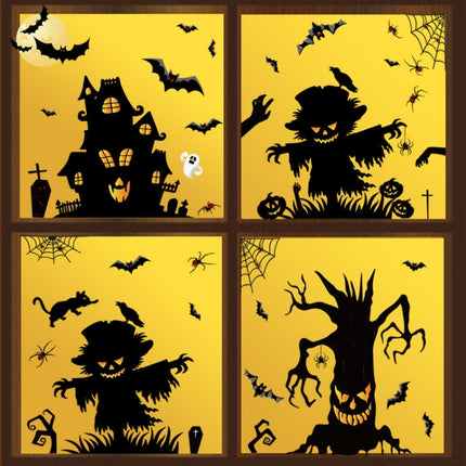 Halloween Decoration Static Wall Stickers(BQ051 Tree)-garmade.com