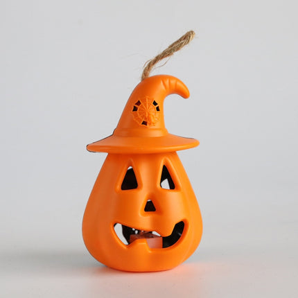 Halloween Decoration Pumpkin Lantern LED Luminous Ornaments Venue Layout Props(Orange)-garmade.com