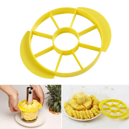 Stainless Steel Pineapple Peeler Slicers Fruit Cutter Kitchen Tools(Black handle)-garmade.com