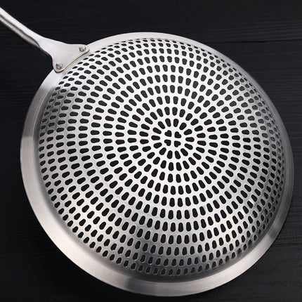 304 Stainless Steel Colander Dumpling Noodles Drained Colander Household Scoop Net Sieve, Specification: 16cm-garmade.com