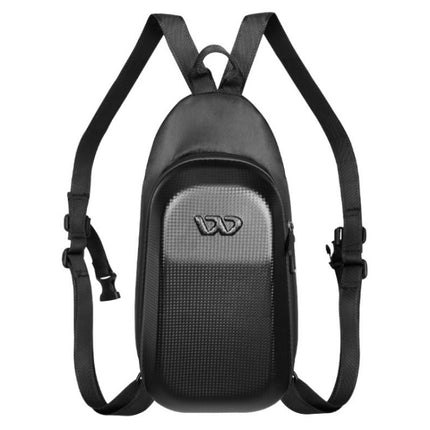 WEST BIKING YP0707272 Hard Shell Bike Riding Backpack Leisure Portable Outdoor Bag(Carbon Texture)-garmade.com