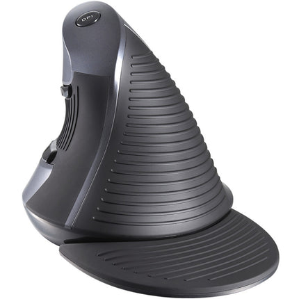 DELUX M618 6-Keys Vertical Handheld Mouse Ergonomic Wired Mouse, Cable Length: 1.5m(Black)-garmade.com