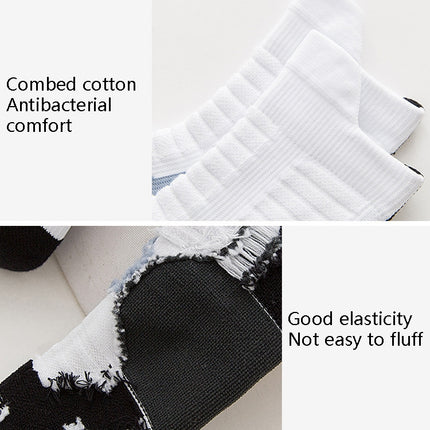 2 Pairs Antibacterial Terry Socks Basketball Socks Men And Women Adult Sports Socks, Size: S 31-34 Yards(Green)-garmade.com