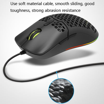 DELUX M700BU 7 Keys Wired Games Mouse Desktop Wired Mouse, Style: 3389 (Support 16000DPI)-garmade.com