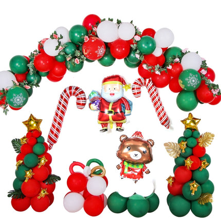 1SD2021006 Christmas Party Decoration Aluminum Film Balloons, Style: Gift-garmade.com