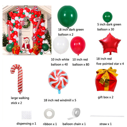 Christmas Decoration Arch Balloon Set, Style: Set 2-garmade.com