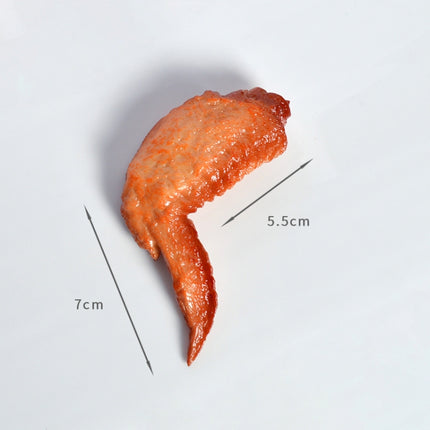 3 PCS Chicken Wings Model Simulation Food Model Toy Shooting Props-garmade.com
