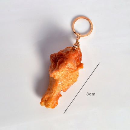 3 PCS Chicken Leg Keychain Simulation Food Model Toy Shooting Props-garmade.com