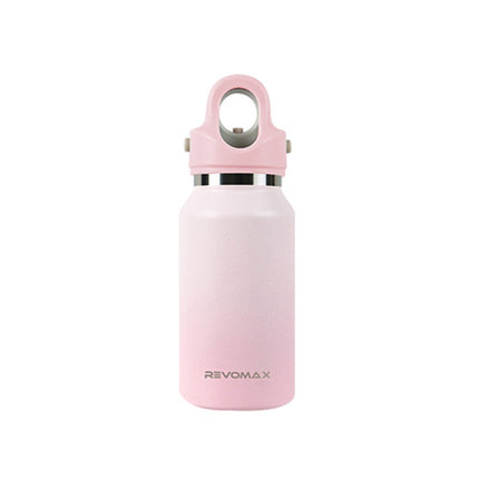 REVOMAX Stainless Steel Vacuum Flask Outdoor Car Vacuum Flask, Capacity： 266ml (Cherry Pink)-garmade.com