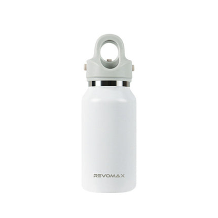 REVOMAX Stainless Steel Vacuum Flask Outdoor Car Vacuum Flask, Capacity： 266ml (Polar White)-garmade.com