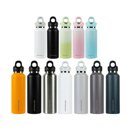 REVOMAX Stainless Steel Vacuum Flask Outdoor Car Vacuum Flask, Capacity： 365ml (Matcha Green)-garmade.com