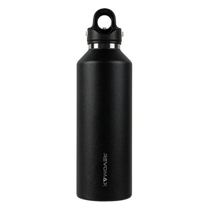 REVOMAX Stainless Steel Vacuum Flask Outdoor Car Vacuum Flask, Capacity： 950ml (Star Black)-garmade.com