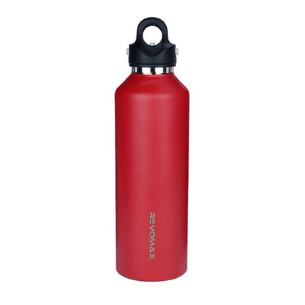 REVOMAX Stainless Steel Vacuum Flask Outdoor Car Vacuum Flask, Capacity： 950ml (Cherry Red)-garmade.com