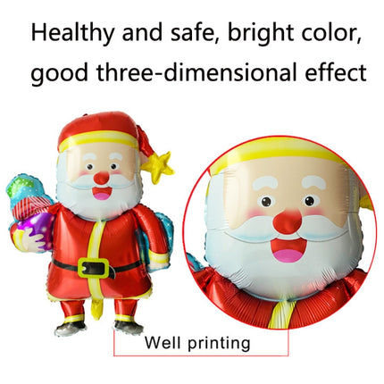 Christmas Decoration Aluminum Film Balloons, Style: Cute Santa-garmade.com