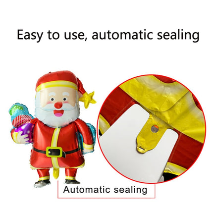 Christmas Decoration Aluminum Film Balloons, Style: Cute Santa-garmade.com