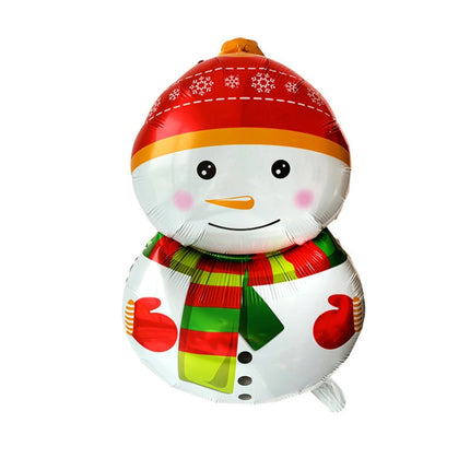 Christmas Decoration Aluminum Film Balloons, Style: Snowman-garmade.com