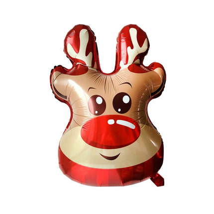 Christmas Decoration Aluminum Film Balloons, Style: Deer Head-garmade.com