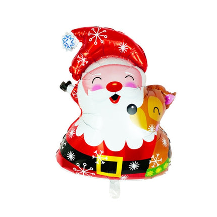 Christmas Decoration Aluminum Film Balloons, Style: Snowflake Santa-garmade.com