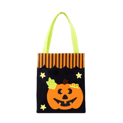 Halloween Non-woven Gift Candy Bag Cartoon Holiday Decoration Props(Pumpkin)-garmade.com