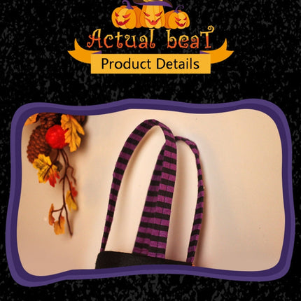 Halloween Non-woven Gift Candy Bag Cartoon Holiday Decoration Props(Pumpkin)-garmade.com