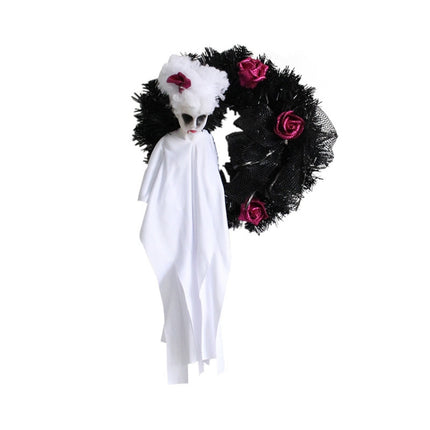 Halloween Ghost Door Hanging Horror Party Hanging Ornaments Haunted House Decoration(White Ghost)-garmade.com