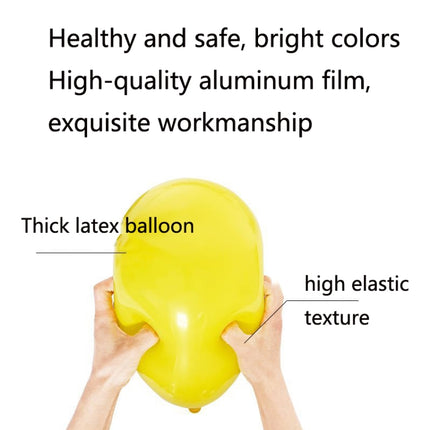 Christmas Decoration Party Latex Aluminum Film Balloon Set, Style: Color Lamp Honeycomb Ball 2-garmade.com