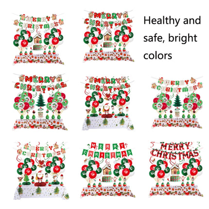 Christmas Decoration Party Latex Aluminum Film Balloon Set, Style: Red Green-garmade.com