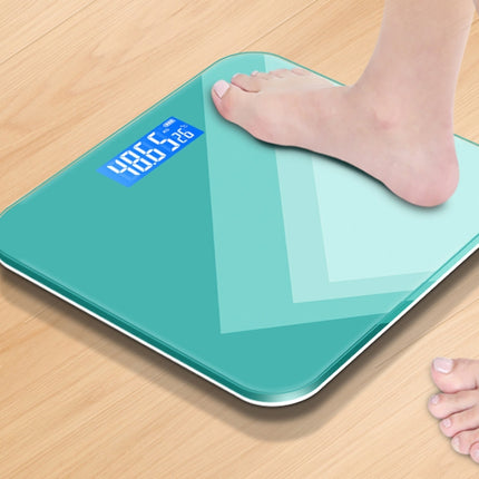 Battery 28cm Smart Electronic Scales Weight Scales Household Body Scales(Deep Green)-garmade.com
