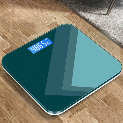 Charging 28cm Smart Electronic Scales Weight Scales Household Body Scales(Deep Green)-garmade.com