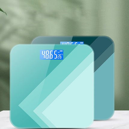 Charging 28cm Smart Electronic Scales Weight Scales Household Body Scales(Deep Green)-garmade.com