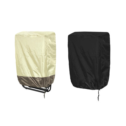 82x93cm Outdoor Deck Chair Cover Waterproof Garden Terrace Patio Chair Cover, Fabric: 190T Polyester(Black)-garmade.com