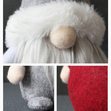 Faceless Doll With Hat Christmas Dwarf Plush Doll(Snowflake)-garmade.com