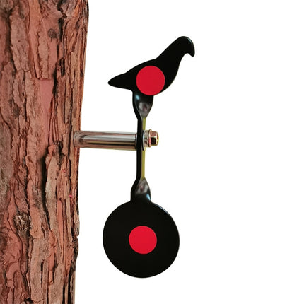 Birdie Shape Splash Exercise Target Portable Tangible Tree Target Metal Shot Target-garmade.com