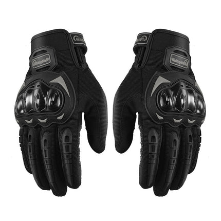 Riding Tribe MCS-17 Motorcycle Gloves Touch Screen Outdoor Riding Gloves, Size: M(Black)-garmade.com