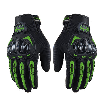 Riding Tribe MCS-17 Motorcycle Gloves Touch Screen Outdoor Riding Gloves, Size: L(Green)-garmade.com
