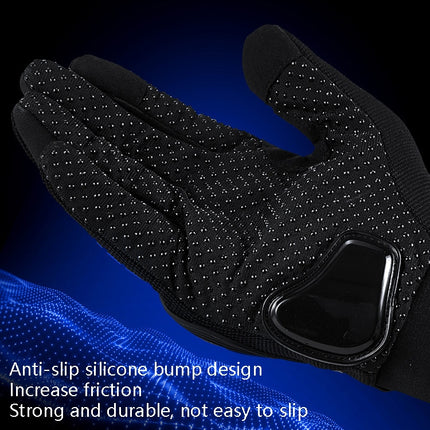 Riding Tribe MCS-17 Motorcycle Gloves Touch Screen Outdoor Riding Gloves, Size: L(Black)-garmade.com