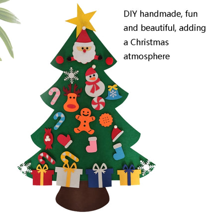 Handmade Felt Christmas Tree Decoration Children DIY Christmas Decorations, Style: Stitching 3-garmade.com