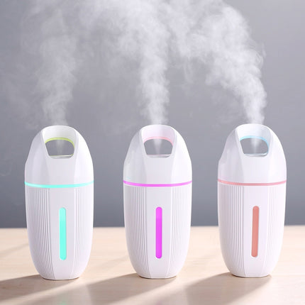 BD-MD1 Car Home USB Plug-In Air Purifier Colorful Lighting Humidifier(Pink)-garmade.com