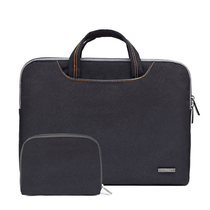 LiSEN LS-116 Simple Laptop Bag Business Laptop Liner Bag, Size: 11.6 inch(Snowflake Nylon Black)-garmade.com