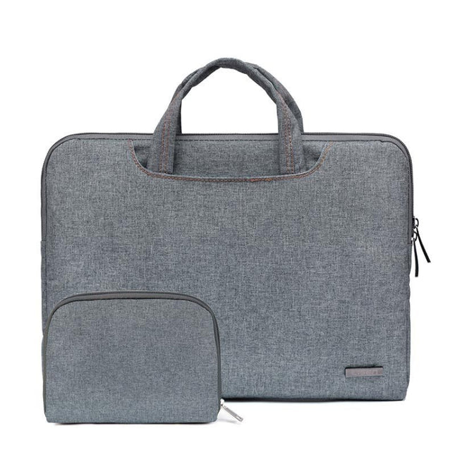 LiSEN LS-116 Simple Laptop Bag Business Laptop Liner Bag, Size: 13.3 inch(Snowflake Nylon Gray)-garmade.com