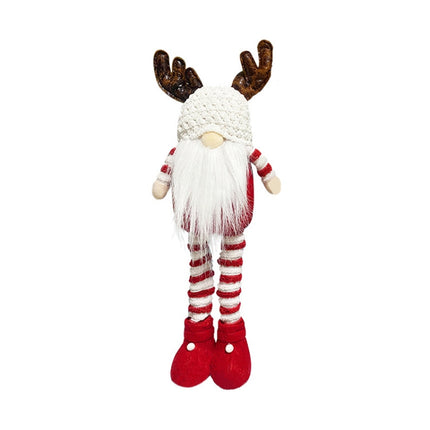 Christmas Decoration Props Faceless Doll Telescopic Doll(Beard)-garmade.com