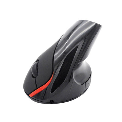 HH-111 5 Keys Wireless Vertical Charging Mouse Ergonomics Wrist Protective Mouse(Iron Gray)-garmade.com